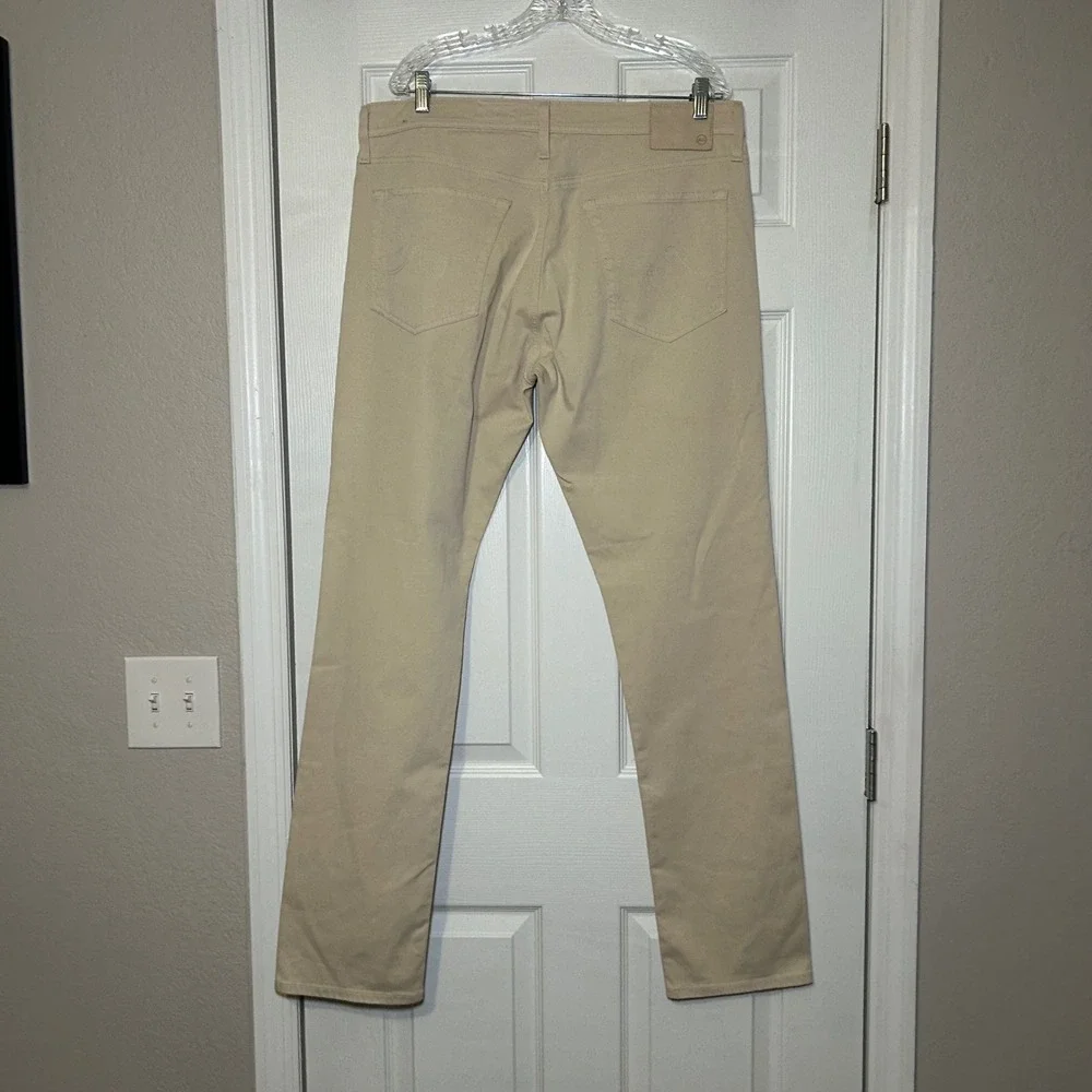 AG Adriano Goldschmied Everett Sueded Slim Straight Pants men's 36 x 34 classic